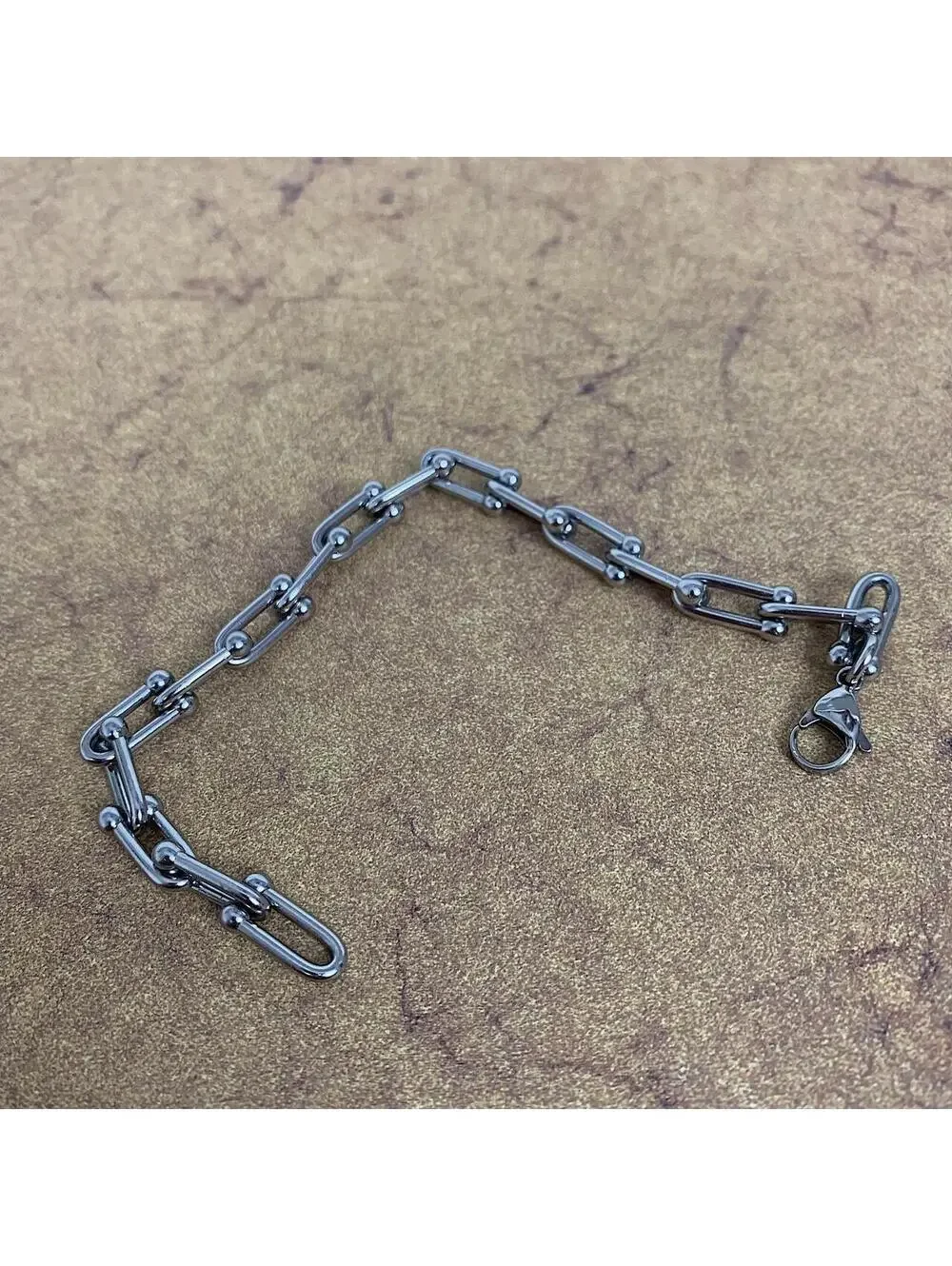 Ball Link Silver Bracelet . Stainless steel high quality! 8 inches length
